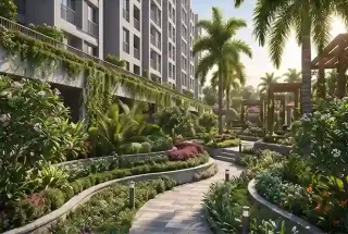 Landscaped Gardens at LJB One Park Place